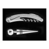 Stainless steel wine gift set Eve silver | No Branding | not available | not available