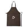 Split leather apron Nori brown | No Branding | not available | not available