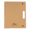 Writing folder Keisha, Cardboard brown | No Branding | not available | not available