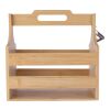 Bamboo bottle holder Hans brown | No Branding | not available | not available