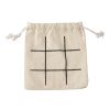 Natural wooden tic-tac-toe game Waltraud khaki | No Branding | not available | not available