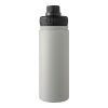 Stainless steel double-walled drinking bottle 500 ml Chad grey | No Branding | not available | not available