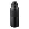 Stainless steel dubble-walled drinking bottle 800 ml Katie black | No Branding | not available | not available