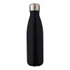 Recycled stainless steel double-walled flask 500 ml Clifford black | No Branding | not available | not available