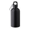 Recycled stainless steel single walled bottle (400 ml) Sable black | No Branding | not available | not available