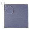 rPET golf towel Idris cobalt blue | No Branding | not available | not available