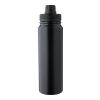 Stainless steel double walled bottle (800 ml) Zinnia black | No Branding | not available | not available