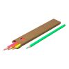 Wooden highlighter pencil set Kaden brown | No Branding | not available | not available