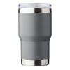 Recycled stainless steel double-walled travel mug (350 ml) Ayen grey | No Branding | not available | not available