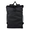 rPET polyester (600D) roll-top backpack Yani black | No Branding | not available | not available