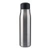 Recycled stainless steel double-walled drinking bottle (500 ml) Solene silver | No Branding | not available | not available