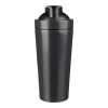 Recycled stainless steel single-walled drinking bottle (750 ml) Orla black | No Branding | not available | not available