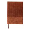 Recycled PU notebook (A5) Elian brown | No Branding | not available | not available