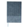 Recycled PU notebook (A5) Elian light blue