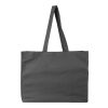 Oeko-Tex® cotton (180 gsm) shopping bag Malina grey | No Branding | not available | not available
