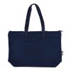 Recycled polycotton (330 gsm) tote bag Malina blue | No Branding