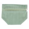 Corduroy zippered cosmetic pouch Tia pastel green | No Branding | not available | not available