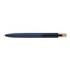 Recycled aluminium lacquered push ballpen Maren blue | No Branding