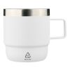 Recycled stainless steel double-walled cup (180 ml) Lilia white | No Branding | not available | not available