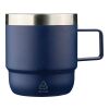 Recycled stainless steel double-walled cup (180 ml) Lilia blue | No Branding