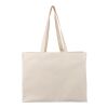Oeko-Tex® cotton (180 gsm) shopping bag Novi khaki | No Branding