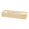 Wooden box with domino game Enid brown | No Branding | not available | not available