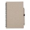 Wheat straw notebook with pen Massimo brown | No Branding | not available | not available