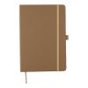 Recycled biowaste and carton notebook A5 Gertrud brown | No Branding | not available | not available