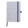 rPET felt notebook Harper grey | No Branding | not available | not available