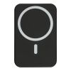 Recycled wireless charger powerbank Meno black | No Branding | not available | not available