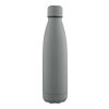 Recycled double-walled drinking bottle 500 ml Sunny grey | No Branding | not available | not available
