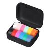 Wine glass marker set Ringo | 12 pcs black