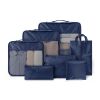 Travel organizer set Packio | Recycled | 7 pcs blue