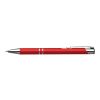 Aluminium ballpen Albacete red