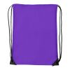 Polyester (210D) drawstring backpack Steffi purple