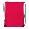 Polyester (210D) drawstring backpack Steffi red
