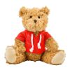 Plush teddy bear Monty red