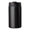 Stainless steel double walled cup Gisela black