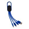 4-in-1 Charging cable set Idris blue