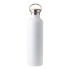 Stainless steel double walled bottle Damien white