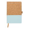Cork and cotton notebook Trevor aqua