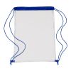 PVC drawstring backpack Kiki cobalt blue