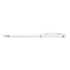 Aluminium ballpen Irina white