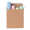 Cardboard box with chalk Orville brown