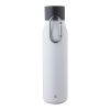 Recycled stainless steel drinking bottle (600 ml) Cassian white