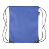rPET polyester (210D) drawstring backpack Calix cobalt blue
