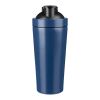 Recycled stainless steel single-walled drinking bottle (750 ml) Orla cobalt blue