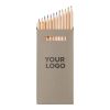 Wooden pencil set Nina grey | No Branding | not available | not available