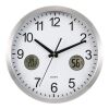 Plastic wall clock Kenya silver | No Branding | not available | not available