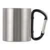 Stainless steel double walled mug Nella black | No Branding | not available | not available